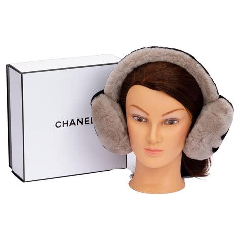 why does chanel always wear earmuffs|Chanel no 3 wearing earrings.